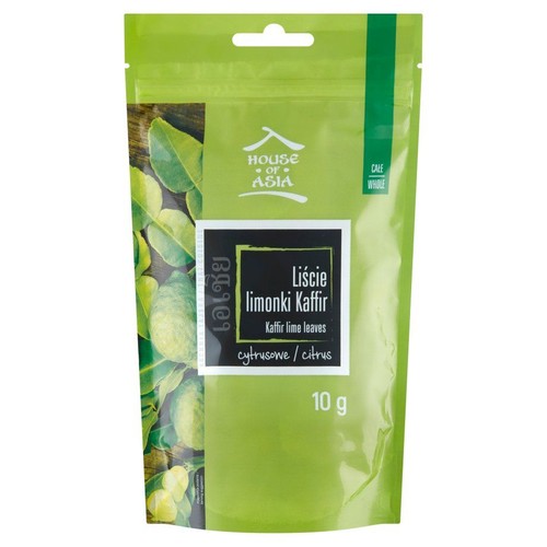 Liście limonki Kaffir cytrusowe House of Asia 10 g