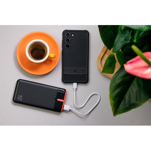 Powerbank EnerGo 10000mAh czarno-pomarańczowy Tracer 1 sztuka