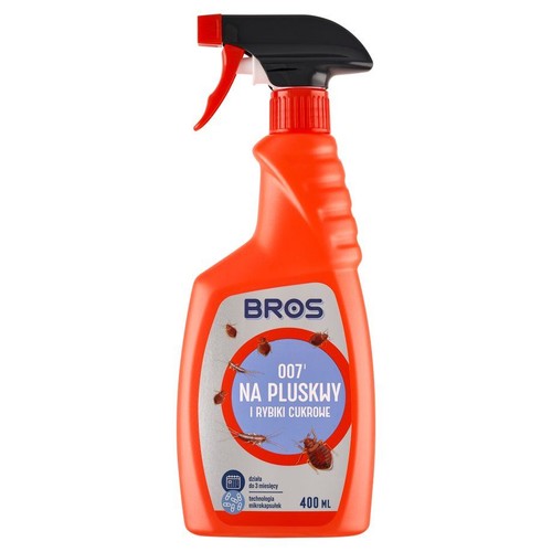 007 na pluskwy i rybiki cukrowe  BROS 400 ml