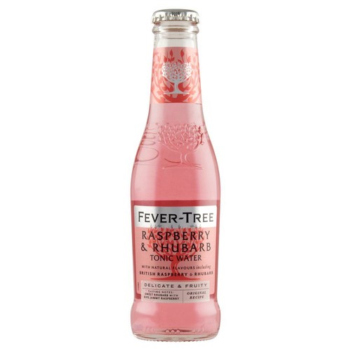 Tonik o smaku malin i rabarbaru Fever Tree 200 ml