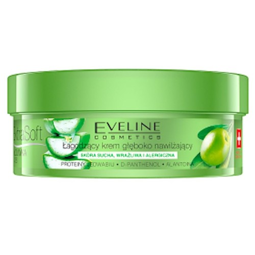 Łagodzący krem do twarzy BIO oliwka i aloes Eveline 175 ml