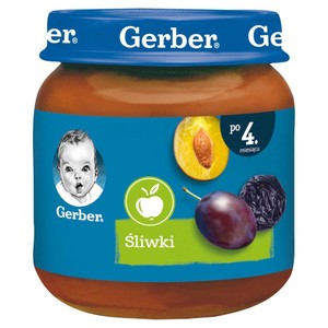 Śliwki po 4. miesiącu Gerber 125 g