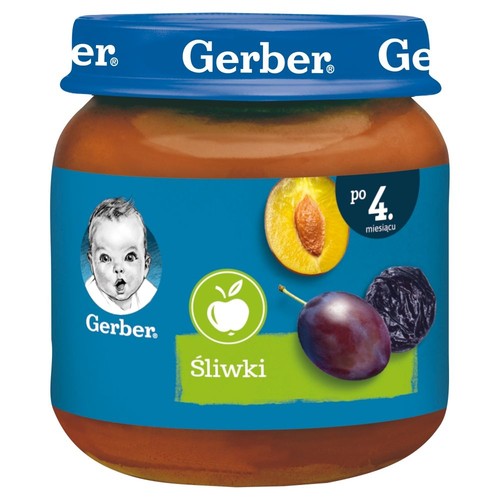 Śliwki po 4. miesiącu Gerber 125 g