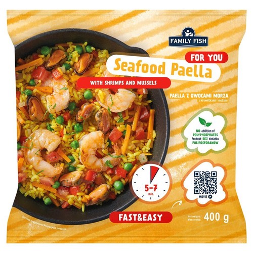 Paella z owocami morza  Family Fish 400 g