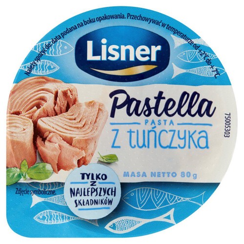 Pastella pasta z tuńczyka Lisner 80 g