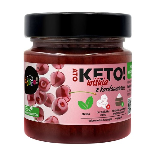 Konfitura Wiśnia z kardamonem   A To Keto! 200 g