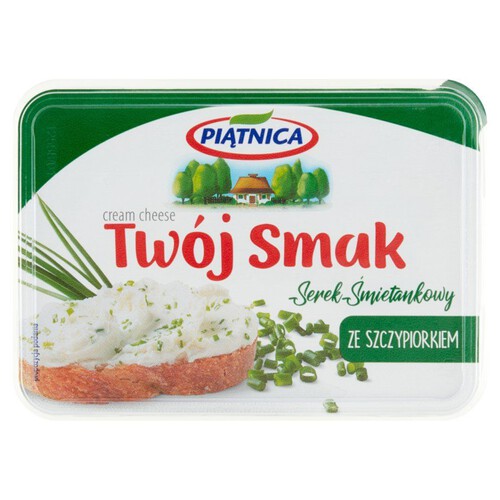 Twój Smak serek ze szczypiorkiem Piątnica 135 g