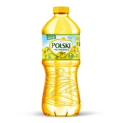 Rafinowany olej rzepakowy Olej Polski 3 l