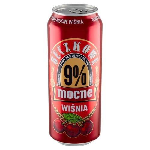 Piwo jasne pełne Mocne Wiśnia alk. 9,0% obj. Beczkowe 500 ml