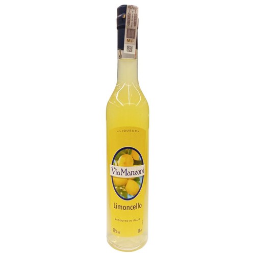 Limoncello Likier cytrynowy Alk. 25% obj.  Via Manzoni 500 ml