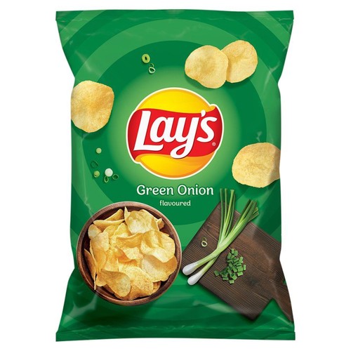 Chipsy ziemniaczane o smaku zielonej cebulki Lay's 40 g