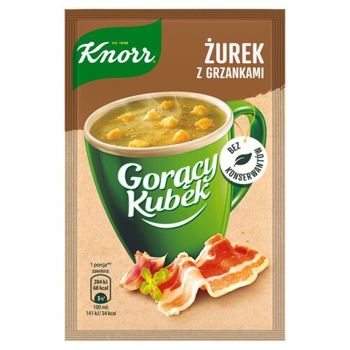 Gorący Kubek Żurek z grzankami Knorr 17 g