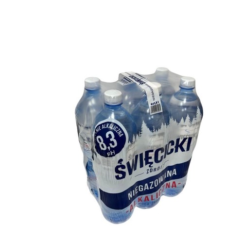 Naturalna woda źródlana niegazowana Święcicki Zdrój 6 x 1,5 l