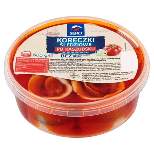 Koreczki śledziowe po kaszubsku Seko 500 g