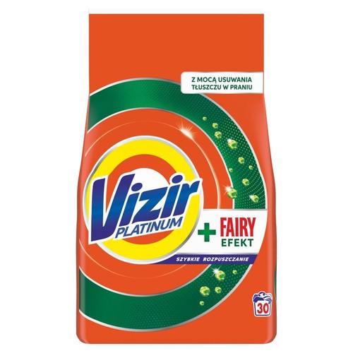 Platinum Proszek do prania + Fairy Efekt 30 prań Vizir 1,65 kg