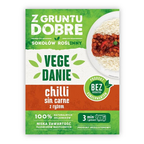 Chilli Sin Carne z ryżem Z gruntu dobre 360 g