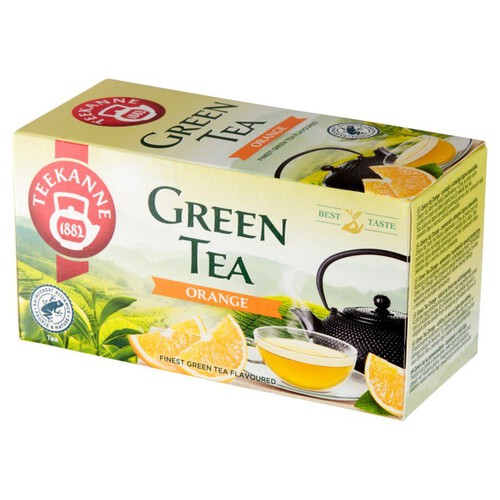 Green Tea Orange Aromatyzowana herbata zielona Teekanne 20 torebek