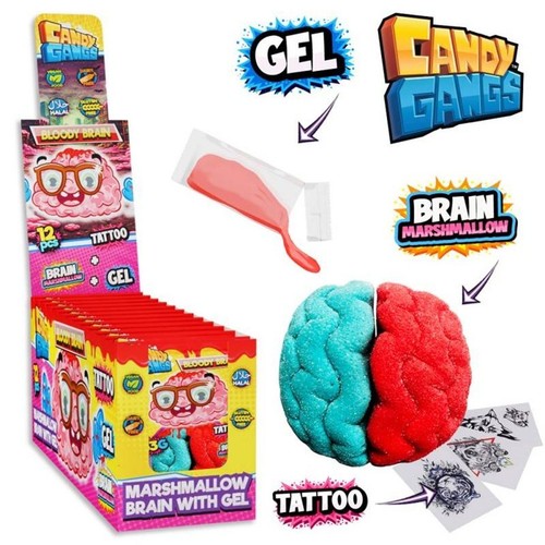 Pianka marshmallow z żelem Bloody Brain CandyGangs 53 g
