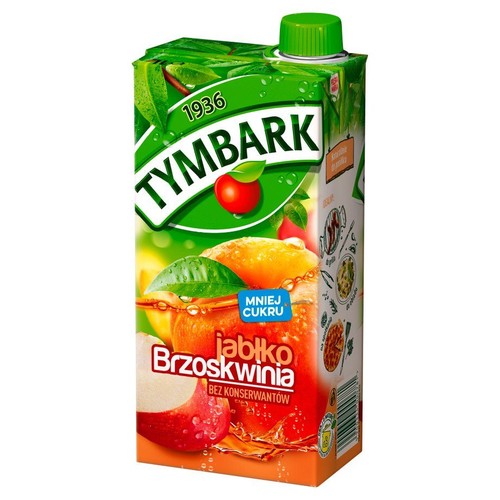 Napój owocowy Jabłko Brzoskwinia Tymbark 1 l
