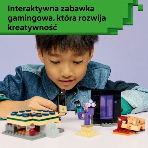 Minecraft® Podróż przez portal Netheru i Kresu 21584 LEGO 1 sztuka