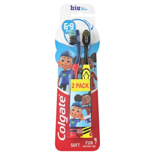 Szczoteczka do zębów dla dzieci miękka 6-9 lat Colgate 2 sztuki