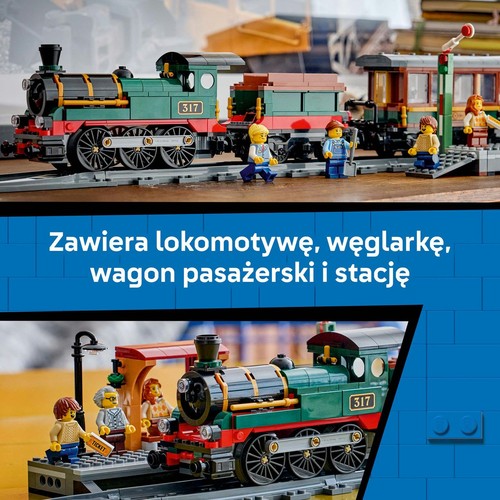 City Retro pociąg z lokomotywą parową 60511 LEGO 1 sztuka