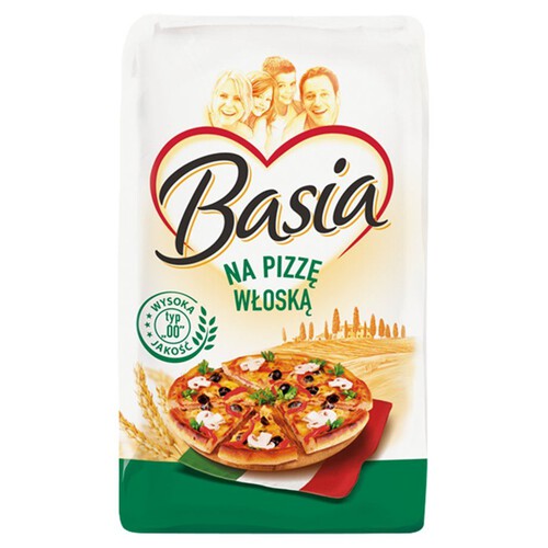 Mąka pszenna na pizzę typ 00 Basia 1 kg