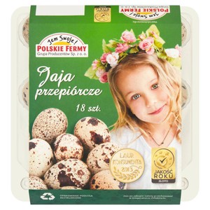 Jaja przepiórcze Polskie Fermy 18 sztuk
