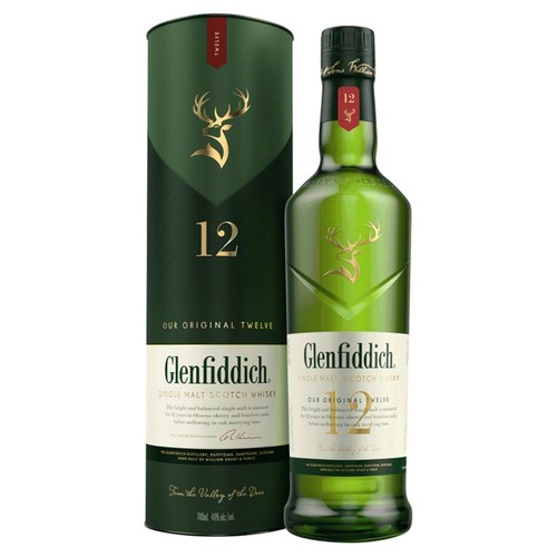 Whisky szkocka single malt 12YO alk. 40% obj. Glenfiddich 700 ml
