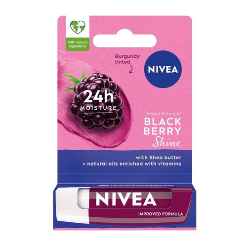 Pomdka do ust Blackberry Shine    NIVEA 1 sztuka