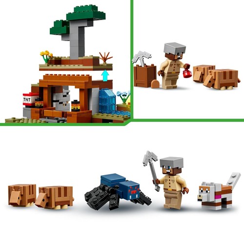 Minecraft® Wyprawa do pancernikowej kopalni 21269 LEGO 1 sztuka