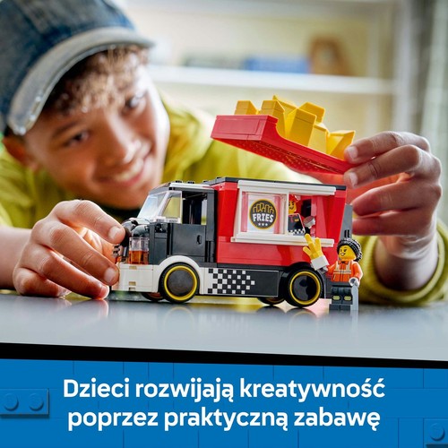 City Food truck z frytkami 60488, zestaw konstrukcyjny LEGO 1 sztuka