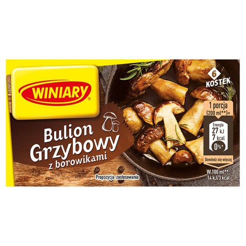 Bulion grzybowy z borowikami.  Winiary 60 g