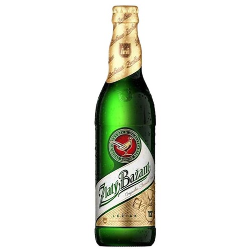 Piwo słowackie jasne Prémiový Ležák alk. 5,0% obj. Zlaty Bażant 500 ml