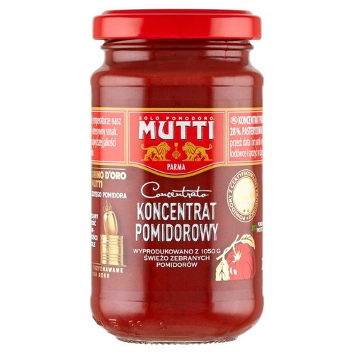 Koncentrat pomidorowy 28 %  Mutti 200 g