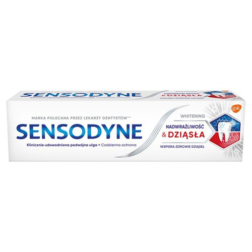 Pasta do zębów wybielająca  Nadwrażliowść i Dziąsła Sensodyne 75 ml