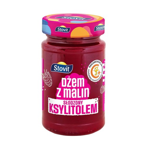 Dżem z malin słodzony ksylitolem  Stovit 250 g