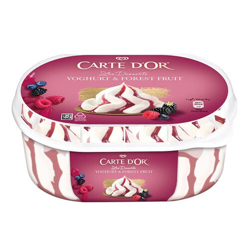 Les Dessetrs lody jogurtowe z owocami leśnymi Carte Dor 825 ml