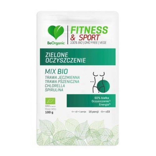 BIO Zielone Oczyszczenie Superfoods w proszku Be Organic 100 g