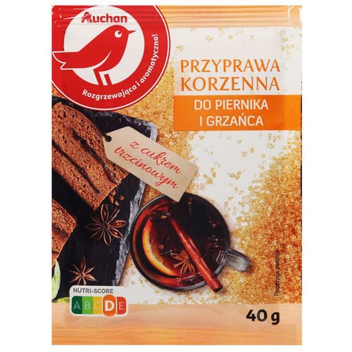 Przyprawa korzenna do piernika i grzańca Auchan 40 g