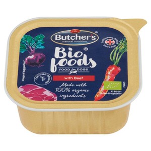 BIO Karma dla psów z wołowiną pasztet Butcher's 150 g