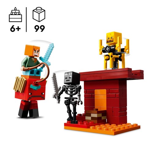 Minecraft® Bitwa na moście Netheru 21266 LEGO 1 sztuka