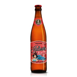 Piwo Kultowe bezglutenowe malinowe alk.obj. 4.7% Browar Staropolski 500 ml