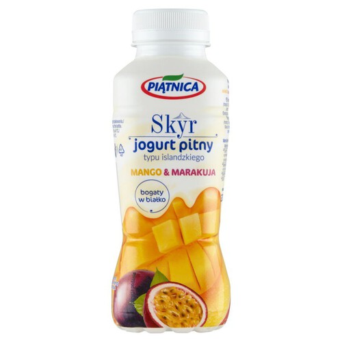 Skyr jogurt typu islandzkiego mango i marakuja Piątnica 330 ml