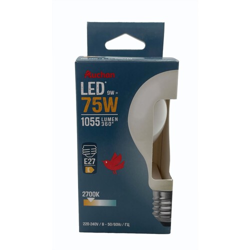 Żarówka LED E27 75W standard ciepła Auchan 1 sztuka