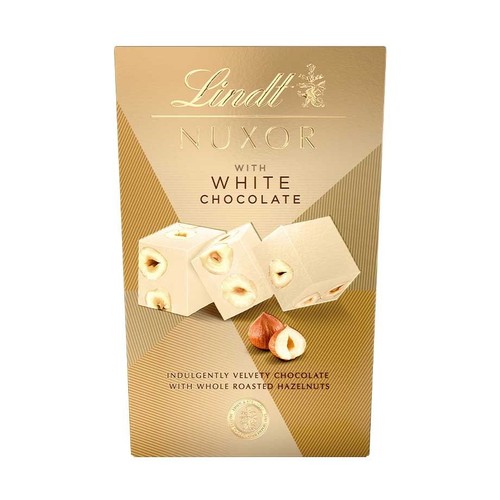 Praliny Nuxor z białą czekoladą z orzechami   Lindt 150 g
