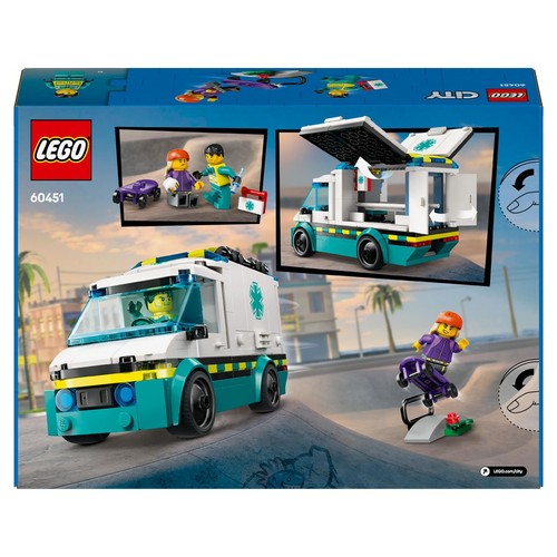 City Karetka pogotowia 60451 LEGO 1 sztuka