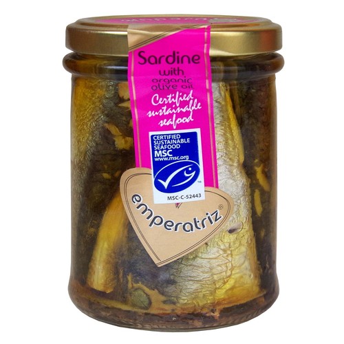 BIO sardynki w oliwie  Emperatriz 190 g