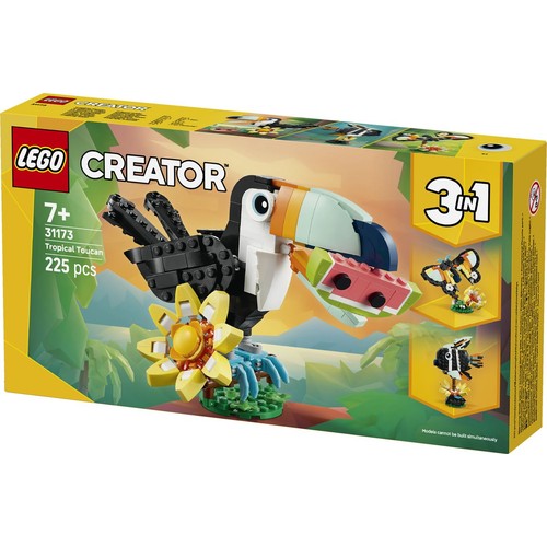Creator 3 w 1 Dzikie zwierzęta: Tropikalny tukan 31173 LEGO 1 sztuka