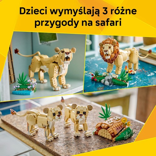 Creator 3 w 1 Dzikie zwierzęta: Dumny lew 31386 LEGO 1 sztuka